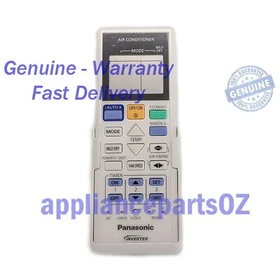 CWA75C4762 PANASONIC AIRCON REMOTE CONTROL (A75C4762) Genuine Parts CS-E12PKR • $69.95