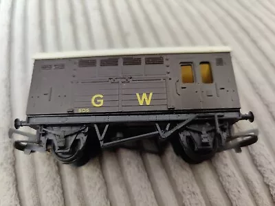 Tri-ang R123A G W Horsebox 505 OO Gauge In Dark Brown  • £4.99