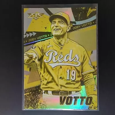 Joey Votto 2022 Topps Fire #100 Gold Minted Holo Parallel CIN • $1.29