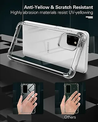 CLEAR Gorilla Case Samsung S23 S22 S21 ULTRA S20 S21+ A51 Shockproof Phone Cover • £3.99