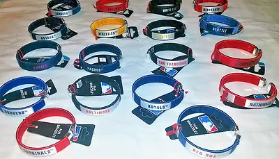 Mlb Team Logo Fan Band Bracelet Assorted Teams (free Ship) • $7.99