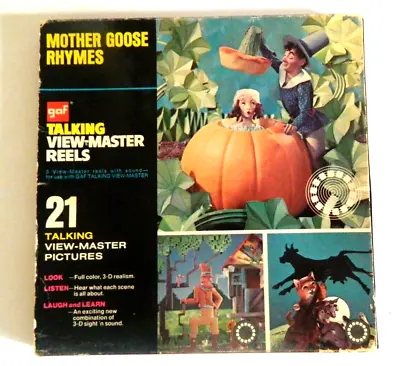 Vintage Talking View Master Mother Goose Rhymes. Nursery Childrens. 2 Reels. BB1 • $9.99