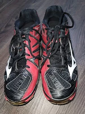 Women's Mizuno Wave Lightning RX3 Volley Ball Shoes Black/Red/Whit Sz 8 US. READ • $12.36