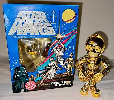 Lot: Medicom C3PO Figure NO BOX / Ben Cooper C3PO Kids Size MED (8-10yo) Classic • $55