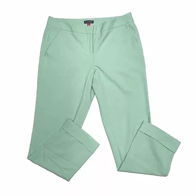 Vince Camuto Pants Womens 4 Seafoam Green Cuffed Casual Lightweight Ladies • $14.99