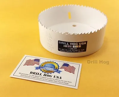 Drill Hog 5-1/4  Hole Saw Bi-Metal 5-1/4  Cutter HI-Moly Lifetime Warranty USA  • $37.99