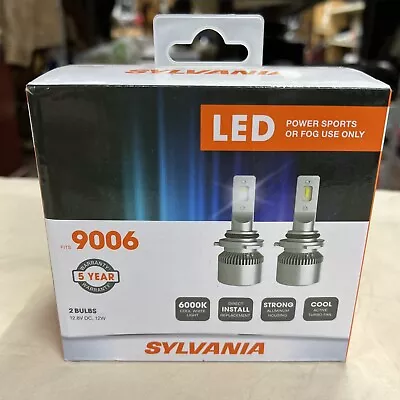 SYLVANIA 9006 LED Fog Lights Bright White LED Light Output Headlight 2 Bulbs • $59.99