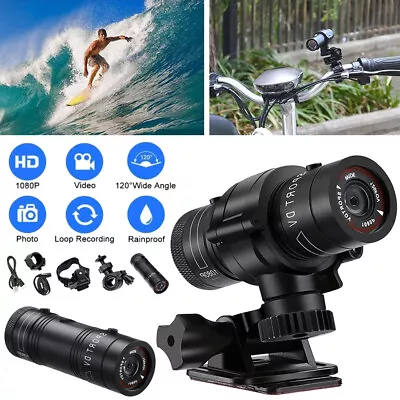 1080P Mini Sports Action Camera USB Bike Cam Video Camcorder Helmet DVR Camera • £23.99