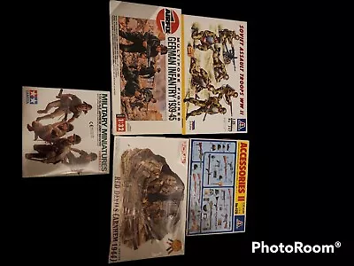 Various Mixed Lot Multicolor Various Vintage Army/ Military Model Sets • $59.99