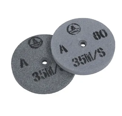 2 X 150mm (6 ) Grinding Wheels For Bench Grinder Fine + Coarse Grit . 36/60 Pair • £9.89