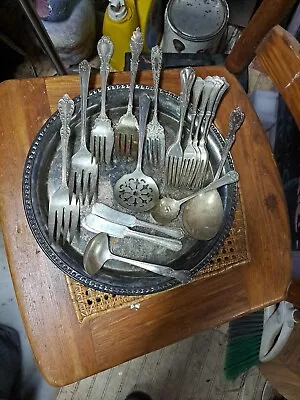 Vintage Silver Plated Flatware Mixed Lot.  • $49