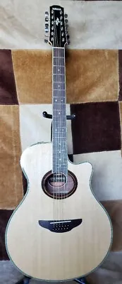 YAMAHA APX-700Ⅱ-12 NT Electric Acoustic Guitar 12 Strings W/hard Case Japan FS • $904