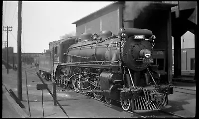 CPR Steam Loco #2205 Toronto Ont. C-1950 Original 616 Size B&W Negative • $6.56