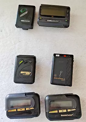 Lot Of 6 VTG Motorola Flex Bell South & Teletouch Pagers For Parts Only • $49.99