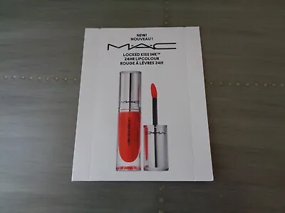 MAC Locked Kiss Ink SAMPLE Card • $7