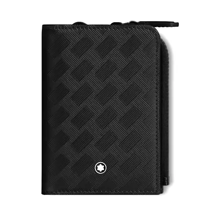 NEW IN BOX Montblanc Extreme 3.0 Card Holder 3cc W Zipped Pocket 129980  BLACK • $285