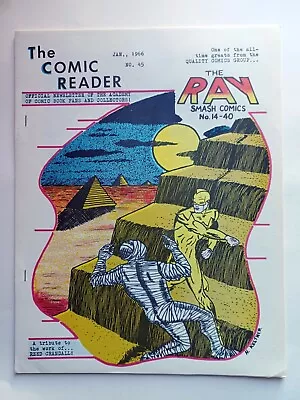 The Comic Reader 45 January 1966 Fanzine Newsletter Marvel DC Andy Yanchus • $27.34