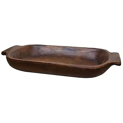 C&W Treenware Decorative Dough Bowl - Primitive Country Rustic Home Decor • $26.99