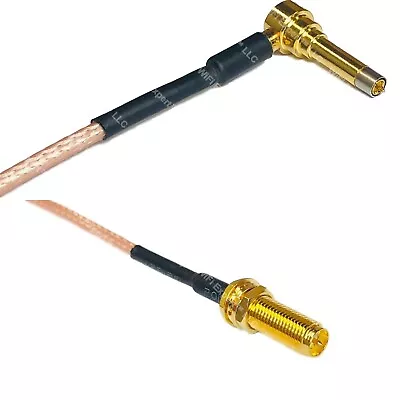 RG316 MS156 Male Angle Long To RP-SMA Female Long RF Cable Rapid-SHIP LOT • $19.99