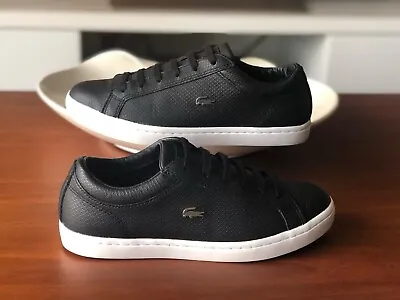 Lacoste - Straightset  - Black Sneakers • $50