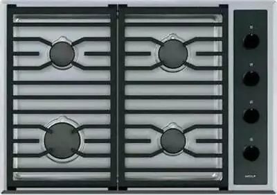 Wolf 30  4 Dual-Stacked Sealed Burners Transitional SS Gas Cooktop CG304TS • $2099