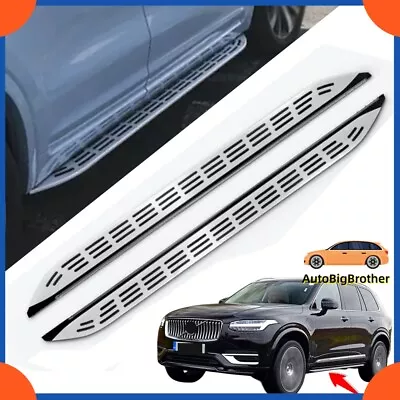 Fits For Volvo XC90 2015-2023 Fixed Running Board Side Steps Pedals Nerf Bar • $379