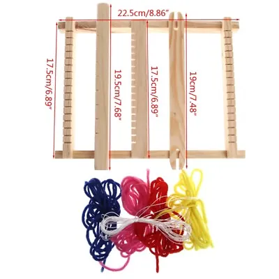 Weaving Loom Kit Girls Hand Woven DIY Suit Multifunctional Loom Handmade • £8.14