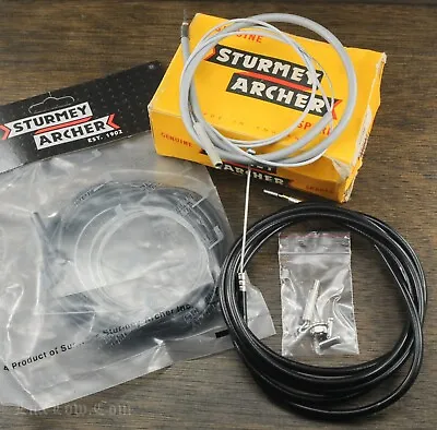 NOS Vintage Sturmey Archer Bike CABLES  Raleigh 3 Speed Shifter Hub Tour Bicycle • $14