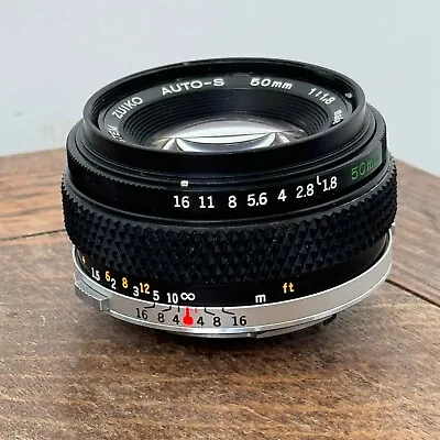 Olympus OM 50mm F/1.8 Lens Zuiko S - Fits OM1 OM2 OM10 Etc • £59