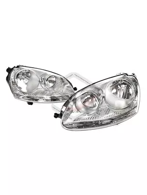 Headlight Head Light Lamp Clear Pair Vw Golf Mk5 Gti 2003-2008 • $185.73