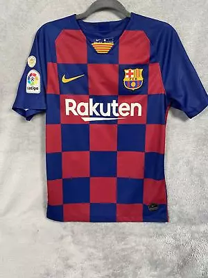 £34.99 • Buy Fc Barcelona 2019-2020 Home Shirt Lionel Messi #10 Nike Size Small