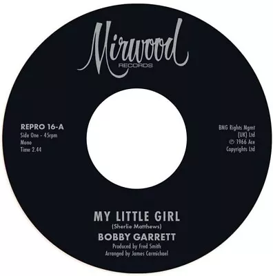 Bobby Garrett / Bob & Earl Band - My Little Girl - CLASSIC Northern Soul 45 HEAR • £11.99