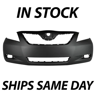 $123.42 • Buy NEW Primered - Front Bumper Fascia For Replacement 2007-2009 Toyota Camry Hybrid