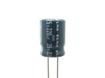 3.3UF To 3300UF - 10V To 100V - RE2 Series Electrolytic Capacitors - ELNA *NOS* • $1.50