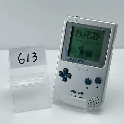 Nintendo Gameboy Pocket Silver Console Only MGB-001 MGB CPU-01 Tested From Japan • $43