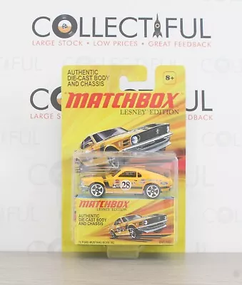 Matchbox - Lesney Edition - '70 Ford Mustang 302 - Orange- Moc 2010🔥 • $10.99