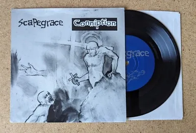 Scapegrace/Conniption Split 7  Vinyl Record - Econochrist Rorschach Struggle. • $5.99