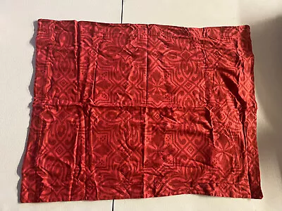 Martha Stewart Set Of 2 Standard Pillow Shams Cotton Flannel Red 👍 • $35