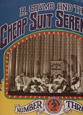 R. CRUMB And His CHEAP SUIT SERENADERS Number Three BLUE GOOSE 2025 New LP • $38.59