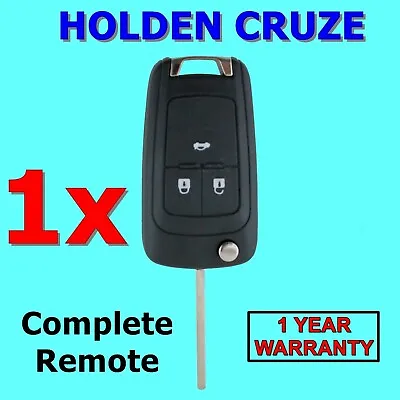 1x Holden Cruze Remote Flip Key JG JH 2009 2010 2011 2012 2013 2014 Transponder • $34.95