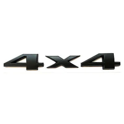 Matte Black 4X4 Auto Car Logo Decal Emblem Sticker Fit For JEEP Dodge Ford Truck • $9.87