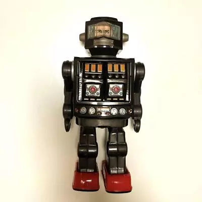Horikawa Tin Toy Super Astronaut Robot Black Height 29cm Without Box • $242.25