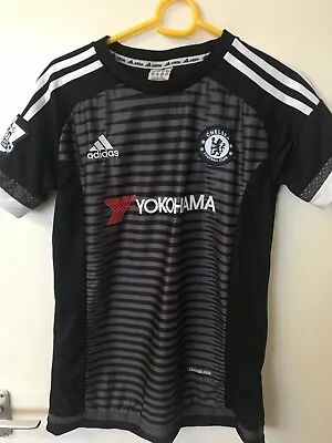 Adidas Chelsea  Away Football Shirt 10 HAZARD  Black / White  • £30
