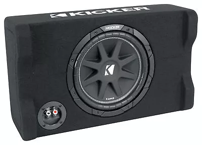 Kicker 48CDF104 Comp10 10  300w Down Firing Car Subwoofer In Sub Box Enclosure • $149.99