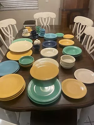 Fiesta Ware Vintage Dishes Bowls Platters 1930’s Mint Condition • $1150