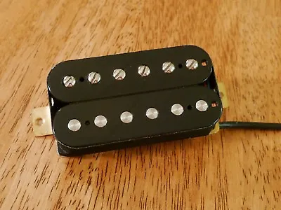 Vintage Output Neck Humbucker Pickup Black Alnico 5 Magnets Four Conductor Wired • $23.99