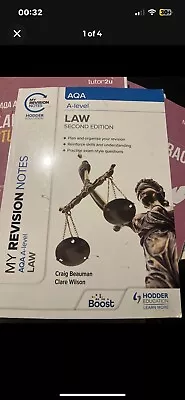 AQA A Level Law My Revision Notes Hodder Education Second Edition ALL CONTENT • £12