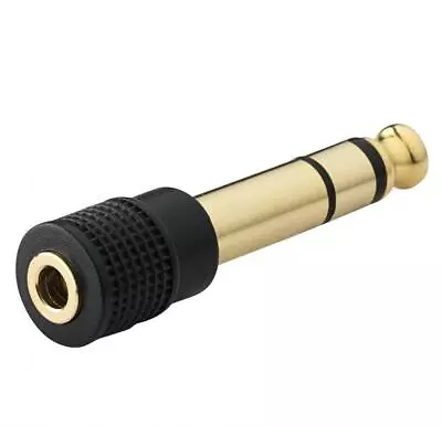£2.95 • Buy 6.35mm Male 1/4 Inch To 3.5mm Female 1/8 Inch Audio Stereo Adapter Converter