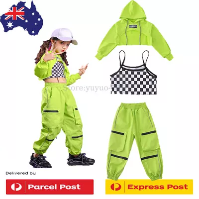 2023 Girls Jazz Dance Costumes Children'S Hip-Hop Street Dance Clothes Ballroom • $62.60