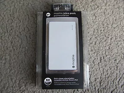 Brand New Mophie Juice Pack Powerstation 2.1 Amp (4000 MAh) White • $36.98